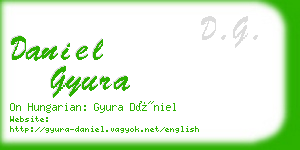 daniel gyura business card